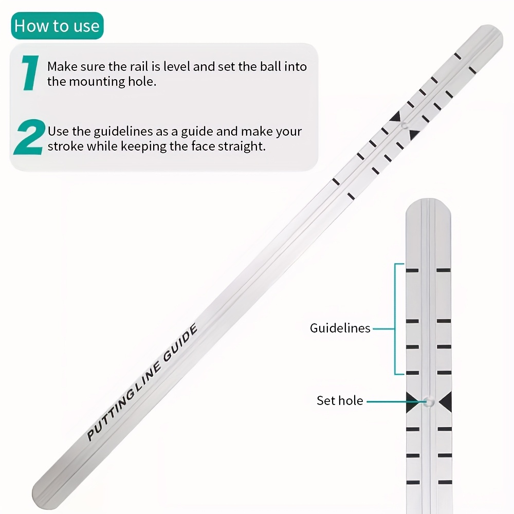 Golf Putting Line Guide Puttin - Practice Equipment For Golf 리뷰 및 가격