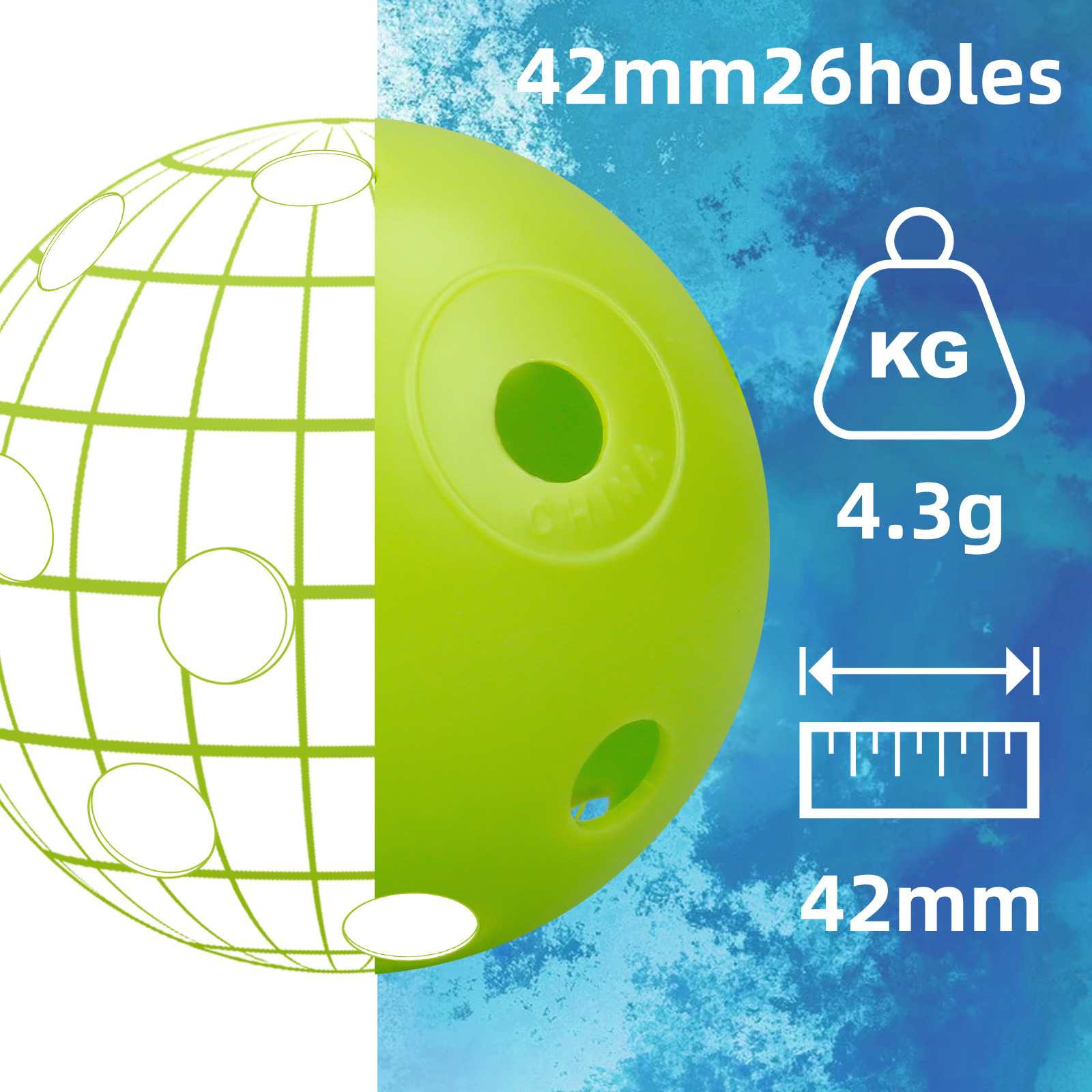 24Pcs/Bag 42MM Practice Golf B - Practice Equipment For Golf 리뷰 및 가격