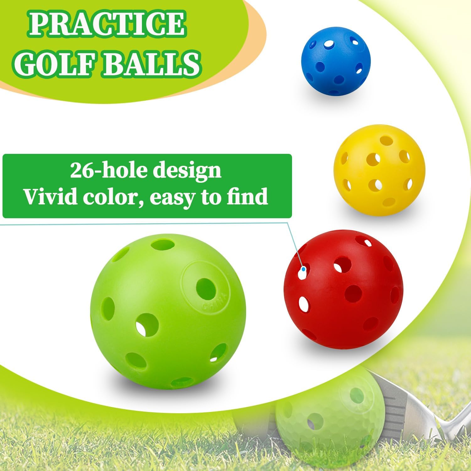 24Pcs/Bag 42MM Practice Golf B - Practice Equipment For Golf 리뷰 및 가격